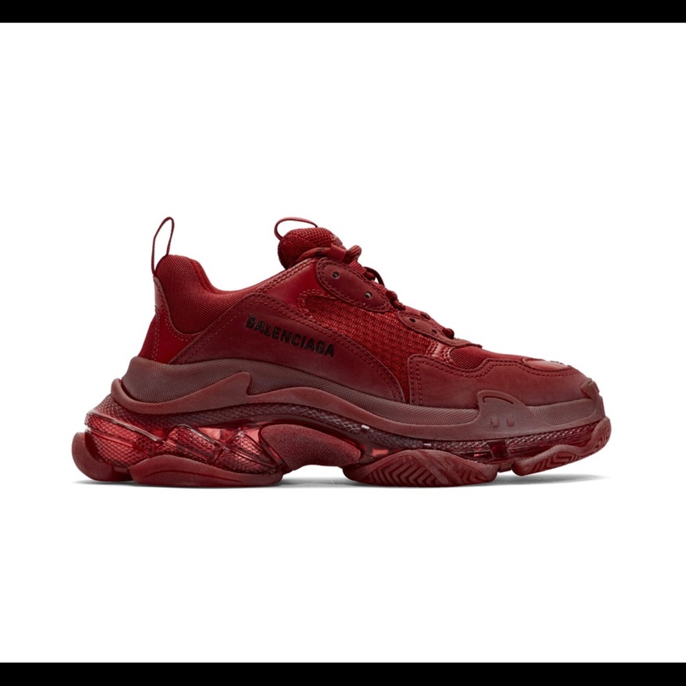 Balenciaga Triple S Burgundy 38